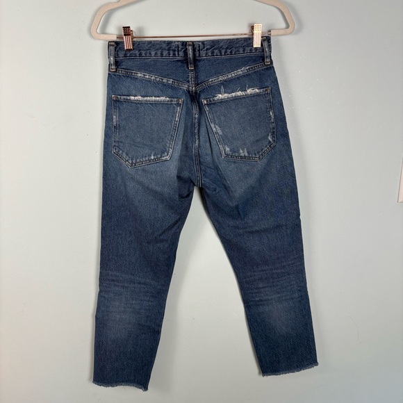 AGOLDE | FEEL GOOD High Rise Button Fly Medium Wash 100% Cotton Jeans - Picture 2 of 11